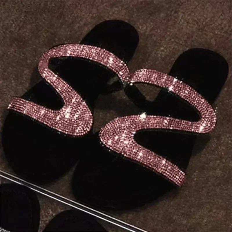 Sandales Strass Bohème