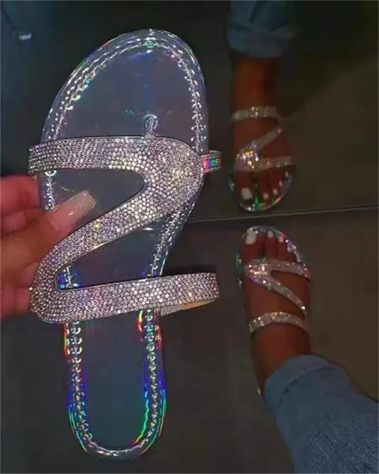 Sandales Strass Bohème