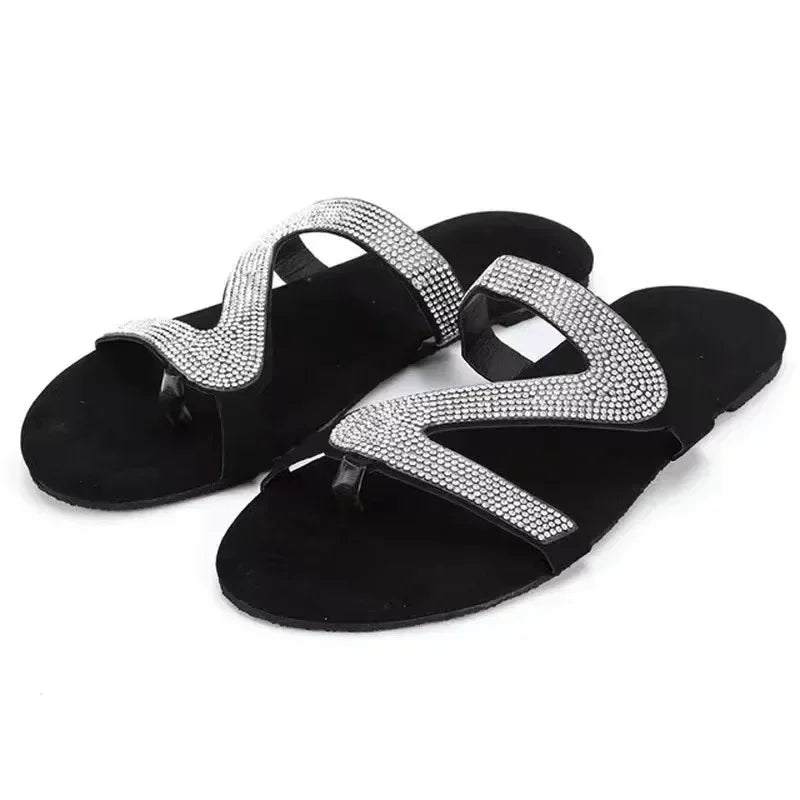 Sandales Strass Bohème