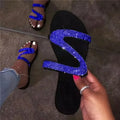 Sandales Strass Bohème